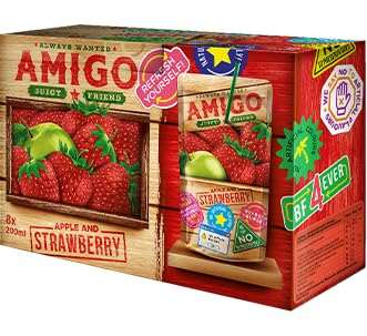 Amigo Strawberry 200ml Einweg Produktbild bei SugarSon
