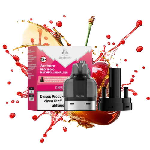 Arcbear Pro Pods 15000er Cherry Cola 18 plus Pod Produkt