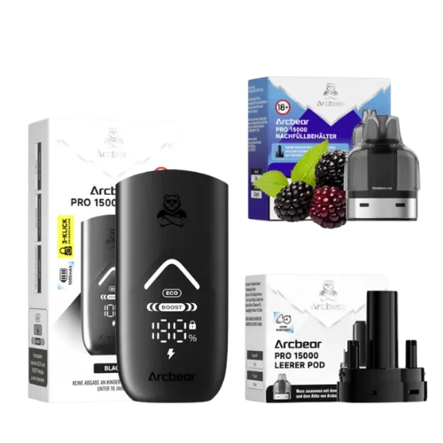 Arcbear Pro Set 15000er Blackberry Ice Produktbild