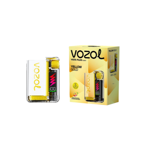 Vozol Vista Gerät Yellow Gold – Akkuträger, Vape 18+