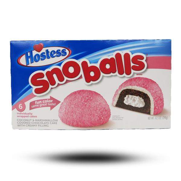 Hostess Snoballs Pink 6er Pack 284g Produktbild bei SugarSon