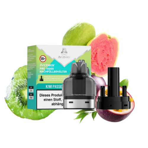 Arcbear Pro Pods Kiwi Passionfruit Guava 15k Produktbild bei SugarSon