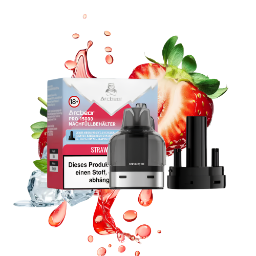 Arcbear Pro Pods 15000er Strawberry Ice 18 plus Pod Produkt