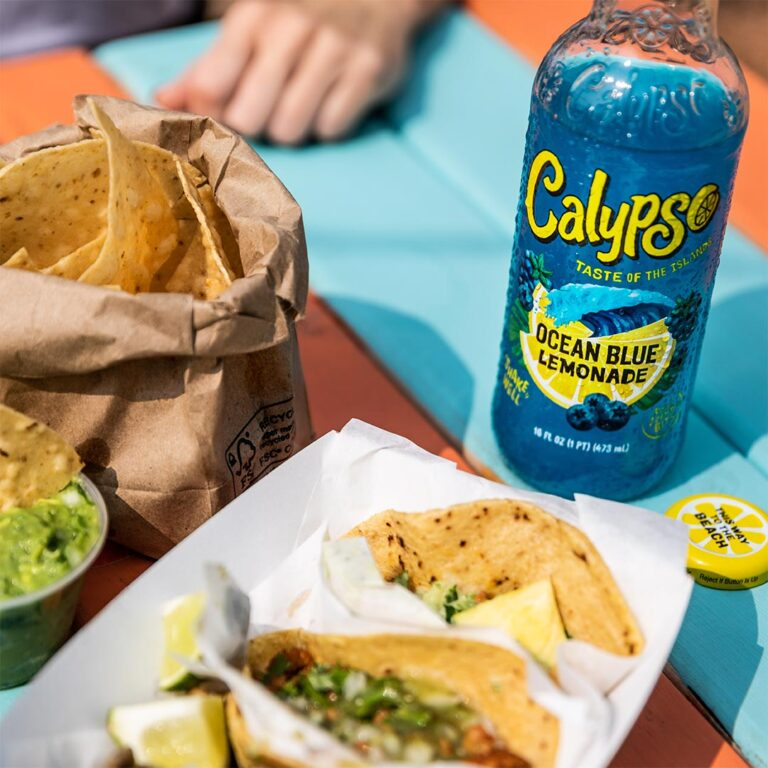 Calypso Ocean Blue Lemonade 473ml Einweg Produktbild bei SugarSon