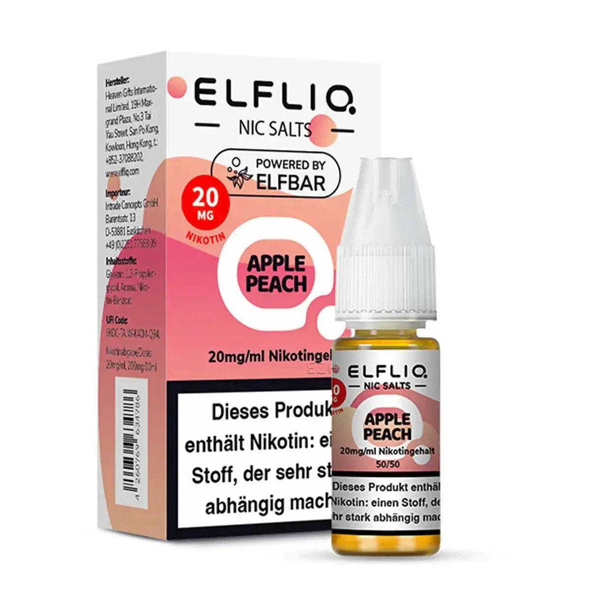 Elfliq Liquid by Elfbar 20mg/ml - Apple Peach Produktbild bei SugarSon
