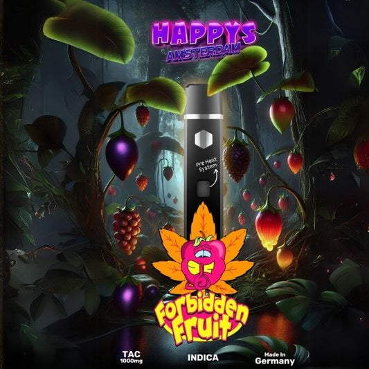 Happy's Amsterdam TAC Vape - Forbidden Fruit Indica Produktbild bei SugarSon