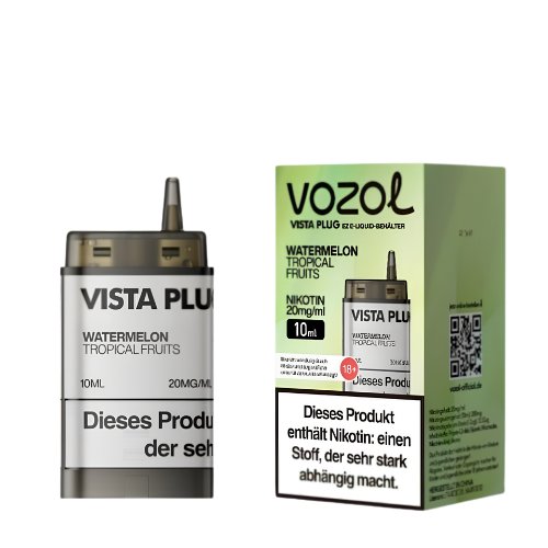 Vozol Vista Pod Watermelon Tropical Fruits – 10 ml + 2 ml, 20 mg/ml, Vape 18+