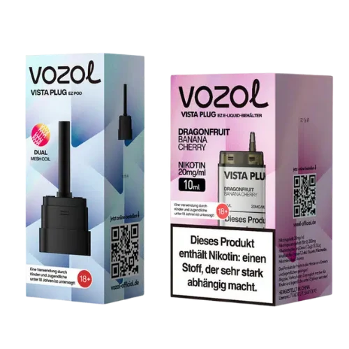 Vozol Vista Pod Dragonfruit Banana Cherry – 10 ml + 2 ml, 20 mg/ml, Vape 18+