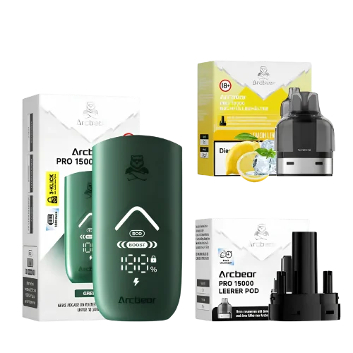 Arcbear Pro Set Lemon Lime – Big Puff Vape 18+, bis 15.000 Züge, bei SugarSon