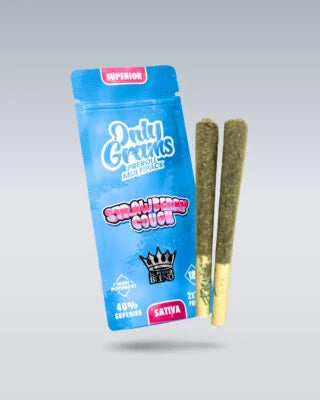 Only Grams Superior Pre-Rolls 40% - Strawberry Cough 3g Produktbild