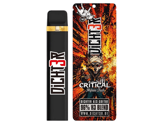 Dichter H3 Superior Vapes 96% Blend - Critical Afghani Kush 1ml Produktbild