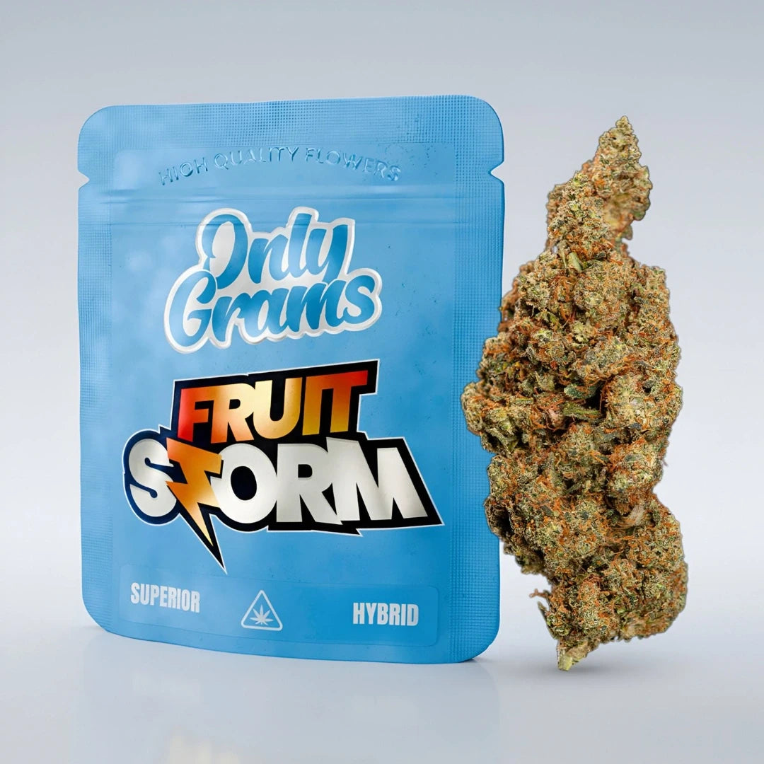 Only Grams CBD Blüte Fruit Storm 1g – Cannabinoid-Blüte, Vape 18+