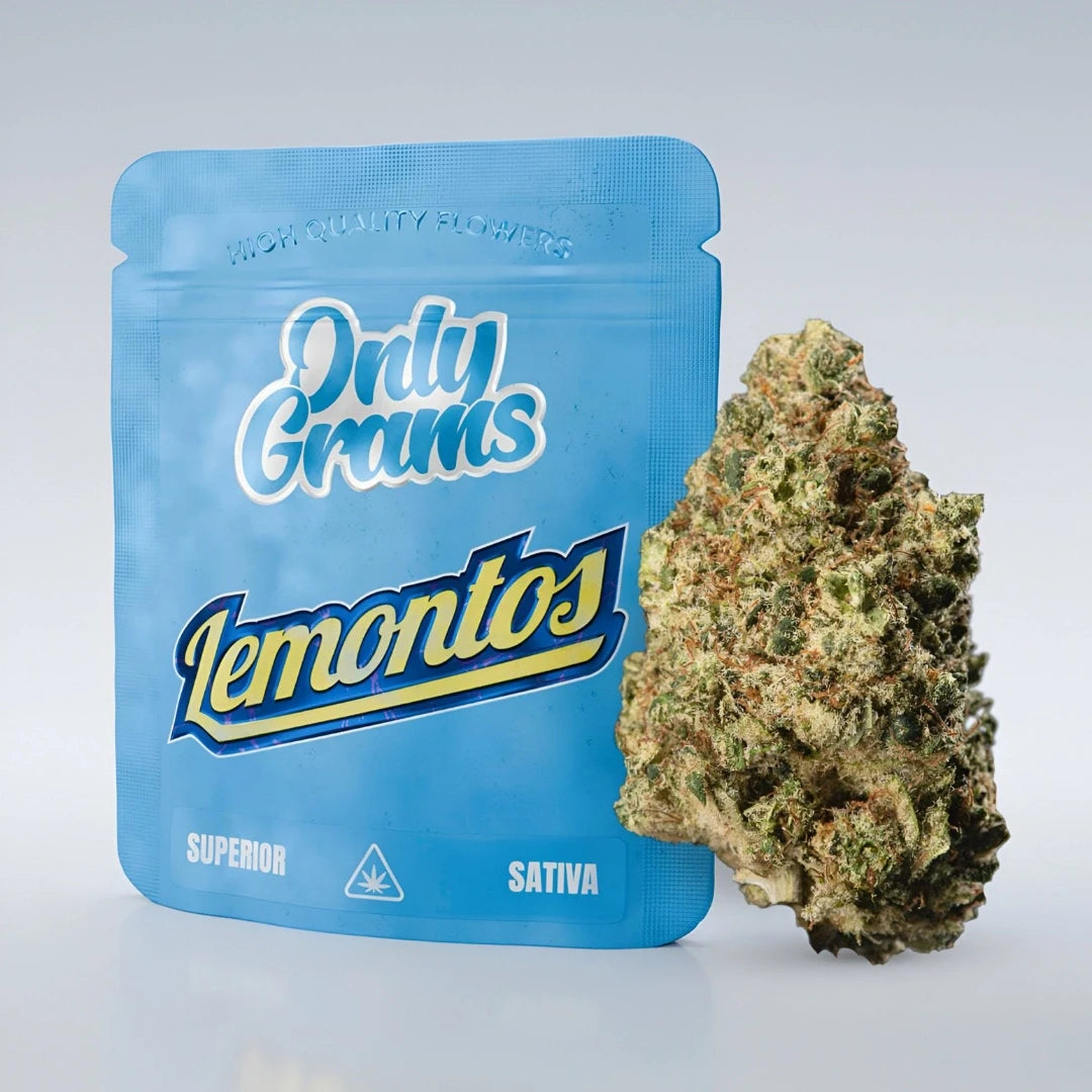 Only Grams CBD Blüte Lemontos 1g – Cannabinoid-Blüte, Vape 18+